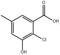 2-chloro-3-hydroxy-5-methylbenzoic acid Structure