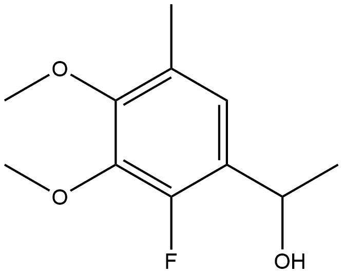 2-Fluoro-3,4-dimethoxy-α,5-dimethylbenzenemethanol Structure