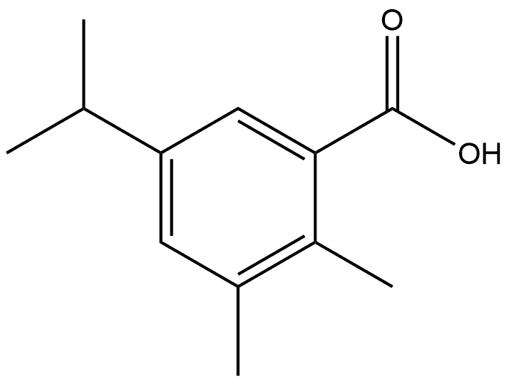 5-isopropyl-2,3-dimethylbenzoic acid Structure