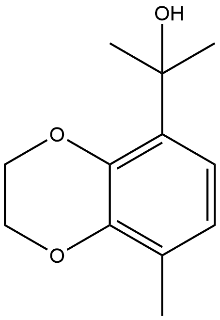 2,3-Dihydro-α,α,8-trimethyl-1,4-benzodioxin-5-methanol Structure