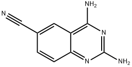 6-Quinazolinecarbonitrile, 2,4-diamino- Structure