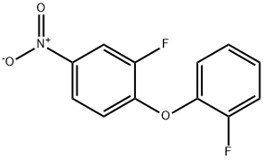 Benzene, 2-fluoro-1-(2-fluorophenoxy)-4-nitro- Structure