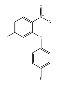 Benzene, 4-fluoro-2-(4-fluorophenoxy)-1-nitro- Structure