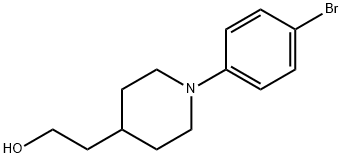 1-(4-Bromophenyl)-4-piperidineethanol Structure