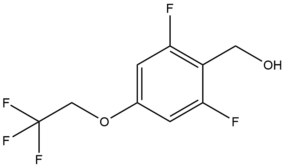 2,6-Difluoro-4-(2,2,2-trifluoroethoxy)benzenemethanol Structure