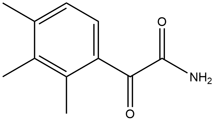 2,3,4-Trimethyl-α-oxobenzeneacetamide Structure