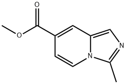 methyl 3-methylimidazo[1,5-a]pyridine-7-carboxylate Structure