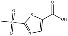 2-methanesulfonyl-1,3-thiazole-5-carboxylic acid Structure