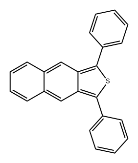 Naphtho[2,3-c]thiophene, 1,3-diphenyl- Structure