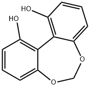 Dibenzo[d,f][1,3]dioxepin-1,11-diol Structure