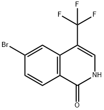 6-bromo-4-(trifluoromethyl)isoquinolin-1-ol Structure