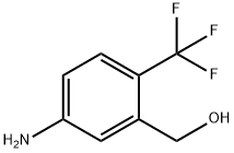 Benzenemethanol, 5-amino-2-(trifluoromethyl)- Structure