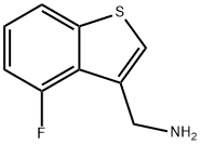 1-(4-fluoro-1-benzothiophen-3-yl)methanamine hydrochloride Structure