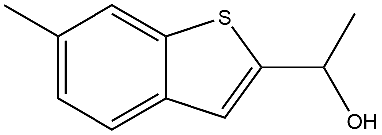 α,6-Dimethylbenzo[b]thiophene-2-methanol Structure