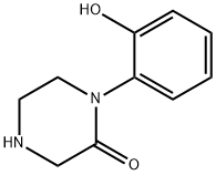 2-Piperazinone, 1-(2-hydroxyphenyl)- Structure