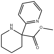 2-Piperidinecarboxylic acid, 2-(2-pyridinyl)-, methyl ester Structure