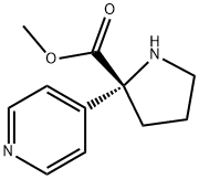 Proline, 2-(4-pyridinyl)-, methyl ester Structure