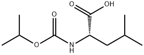 (2S)-4-methyl-2-{[(propan-2-yloxy)carbonyl]amino
}pentanoic acid Structure