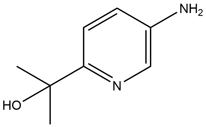 2-Pyridinemethanol, 5-amino-α,α-dimethyl- Structure