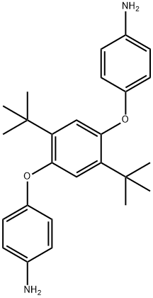 Benzenamine, 4,4'-[[2,5-bis(1,1-dimethylethyl)-1,4-phenylene]bis(oxy)]bis- Structure