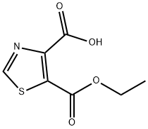 4,5-Thiazoledicarboxylic acid, 5-ethyl ester 구조식 이미지