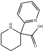 2-Piperidinecarboxylic acid, 2-(2-pyridinyl)- Structure