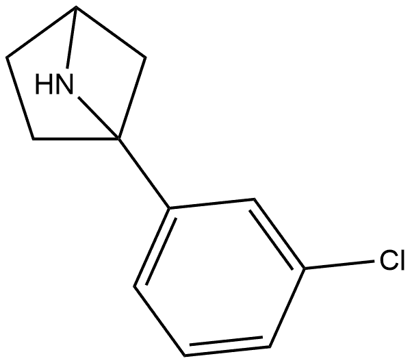 1-(3-chlorophenyl)-5-azabicyclo[2.1.1]hexane Structure