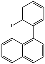 1-(2-Iodophenyl)naphthalene 구조식 이미지