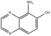 5-Amino-6-quinoxalinol Structure