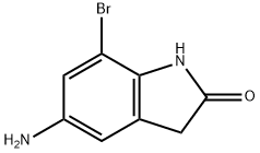 5-amino-7-bromoindolin-2-one Structure