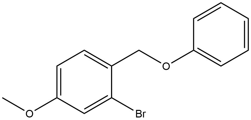 2-Bromo-4-methoxy-1-(phenoxymethyl)benzene Structure