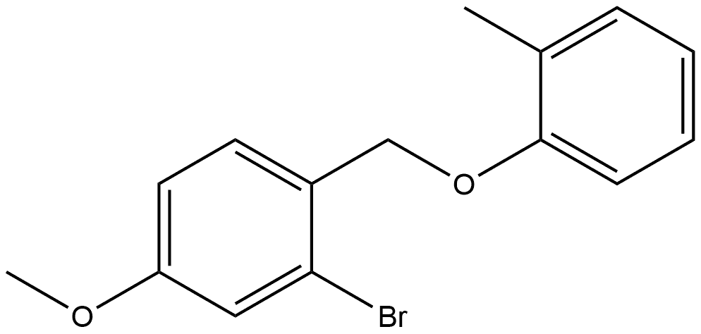 2-Bromo-4-methoxy-1-[(2-methylphenoxy)methyl]benzene Structure