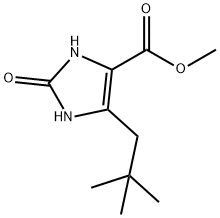 Methyl 5-(2,2-dimethylpropyl)-2,3-dihydro-2-oxo-1H-imidazole-4-carboxylate Structure