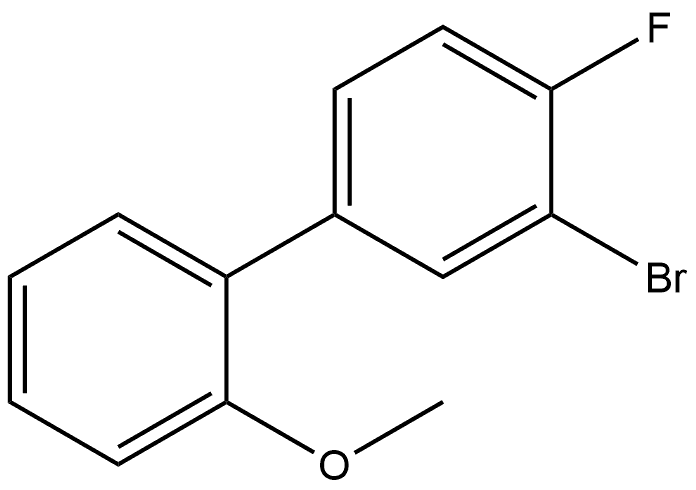 3'-Bromo-4'-fluoro-2-methoxy-1,1'-biphenyl Structure