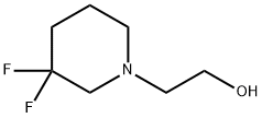 2-(3,3-Difluoropiperidin-1-yl)ethan-1-ol Structure