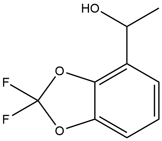 2,2-Difluoro-α-methyl-1,3-benzodioxole-4-methanol Structure