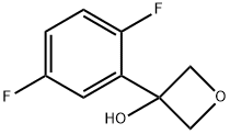 3-Oxetanol, 3-(2,5-difluorophenyl)- Structure