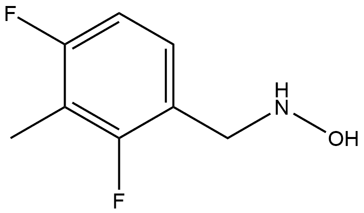 2,4-Difluoro-N-hydroxy-3-methylbenzenemethanamine Structure