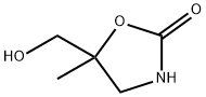 2-Oxazolidinone, 5-(hydroxymethyl)-5-methyl- Structure