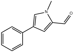 1H-Pyrrole-2-carboxaldehyde, 1-methyl-4-phenyl- Structure