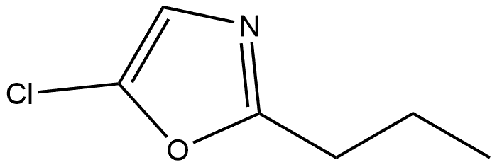 5-chloro-2-propyl-1,3-oxazole Structure