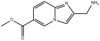 methyl 2-(aminomethyl)imidazo[1,2-a]pyridine-6-carboxylate Structure