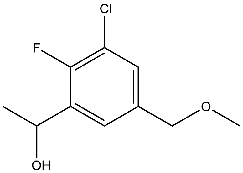 3-Chloro-2-fluoro-5-(methoxymethyl)-α-methylbenzenemethanol Structure