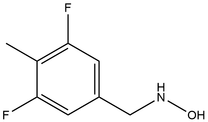 3,5-Difluoro-N-hydroxy-4-methylbenzenemethanamine Structure