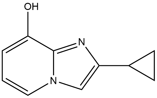 2-cyclopropylimidazo[1,2-a]pyridin-8-ol Structure