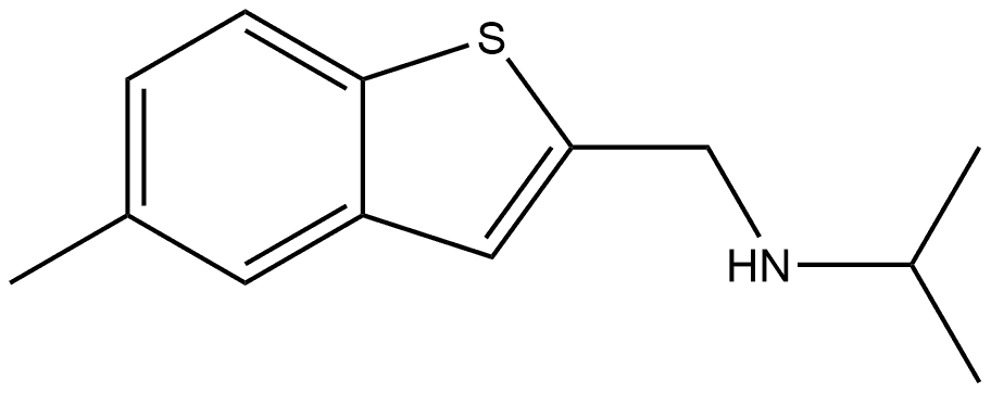 5-Methyl-N-(1-methylethyl)benzo[b]thiophene-2-methanamine Structure