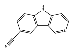 5H-Pyrido[4,3-b]indole-8-carbonitrile Structure