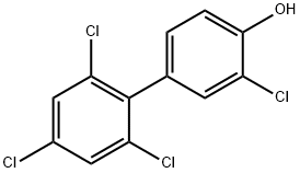 [1,1'-Biphenyl]-4-ol, 2',3,4',6'-tetrachloro- Structure