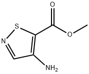 5-Isothiazolecarboxylic acid, 4-amino-, methyl ester Structure