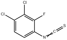 Benzene, 1,2-dichloro-3-fluoro-4-isothiocyanato- Structure